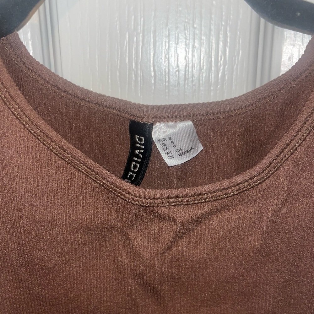 Divided Ribbed Top - Picture 2 of 2